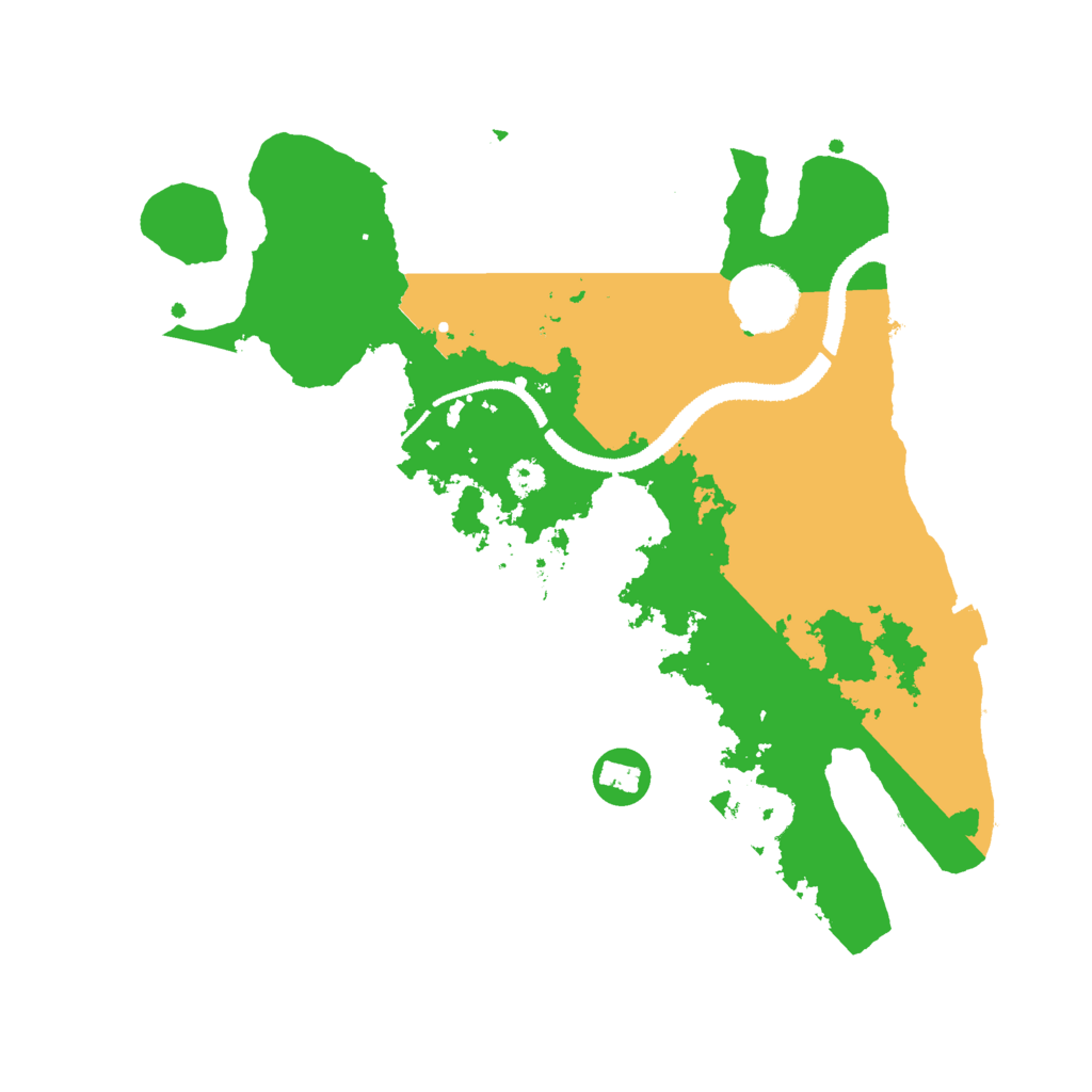 Biome Rust Map: Procedural Map, Size: 3000, Seed: 6212026