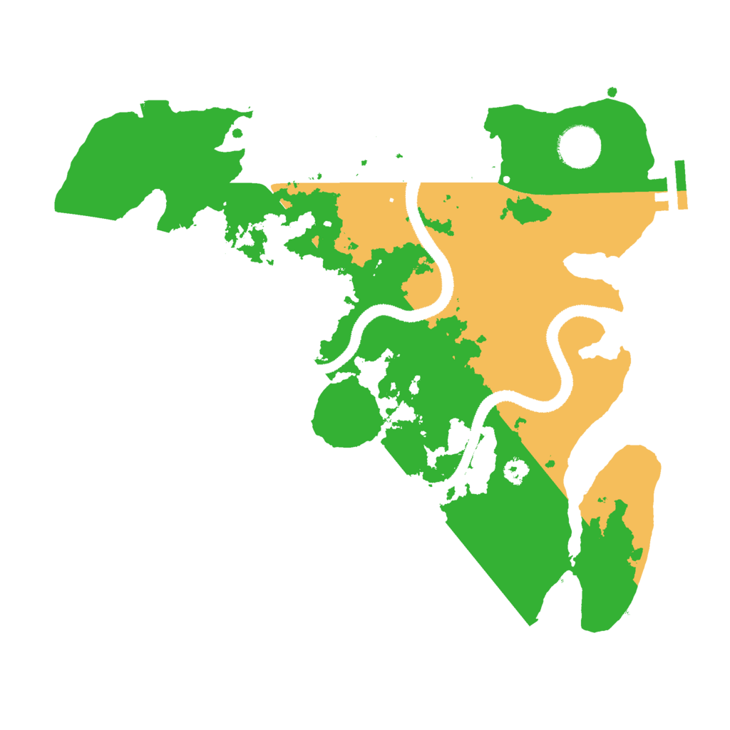 Biome Rust Map: Procedural Map, Size: 3000, Seed: 840850230