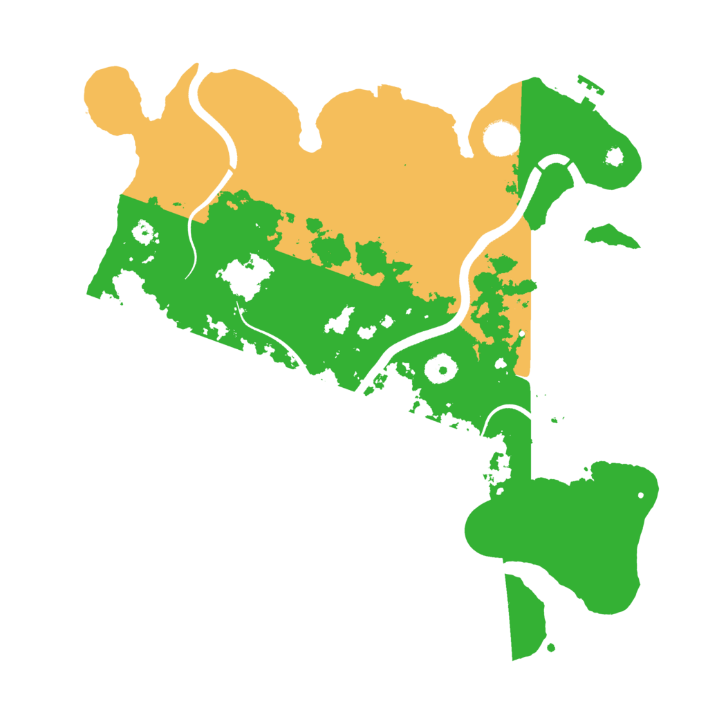 Biome Rust Map: Procedural Map, Size: 3500, Seed: 2131560438