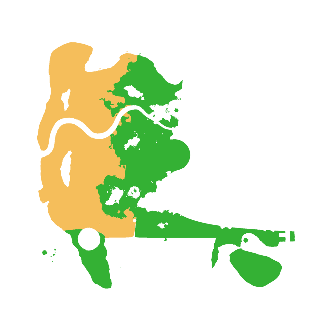 Biome Rust Map: Procedural Map, Size: 2700, Seed: 50150