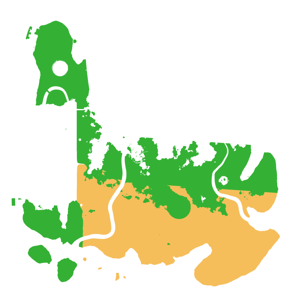 Biome Rust Map: Procedural Map, Size: 3500, Seed: 1506199101