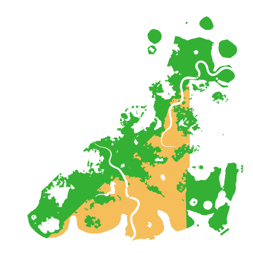 Biome Rust Map: Procedural Map, Size: 5000, Seed: 1451801031