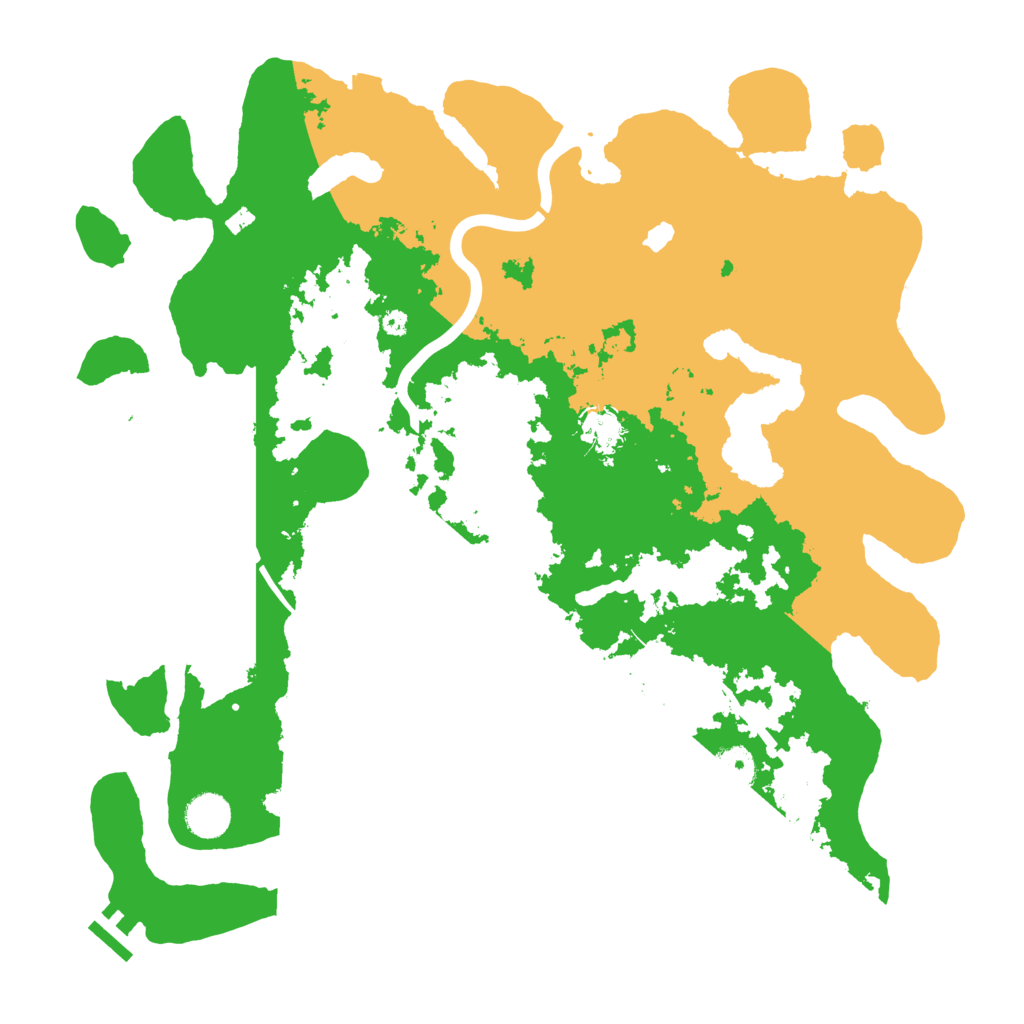 Biome Rust Map: Procedural Map, Size: 4000, Seed: 715643