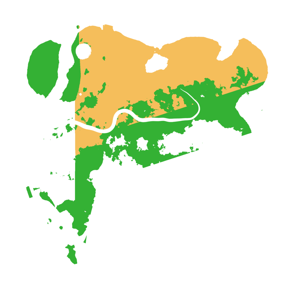 Biome Rust Map: Procedural Map, Size: 3500, Seed: 71601328