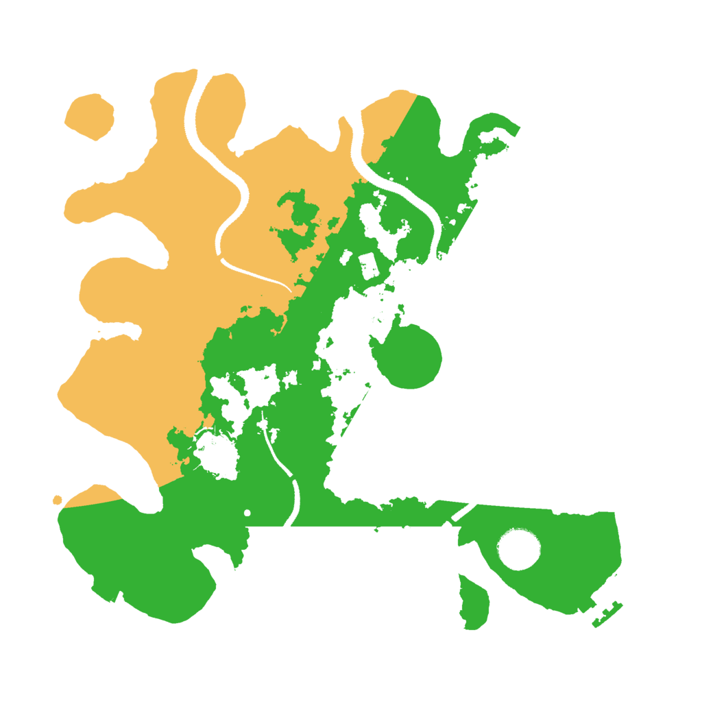 Biome Rust Map: Procedural Map, Size: 3000, Seed: 1561991994