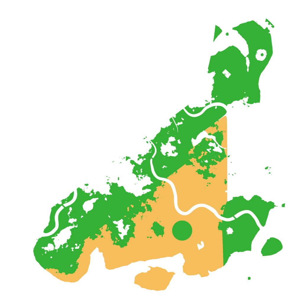 Biome Rust Map: Procedural Map, Size: 4000, Seed: 634654
