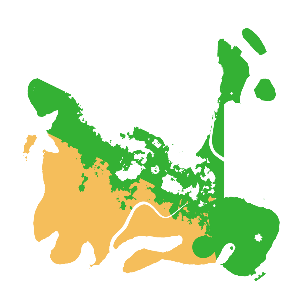 Biome Rust Map: Procedural Map, Size: 3600, Seed: 431696791
