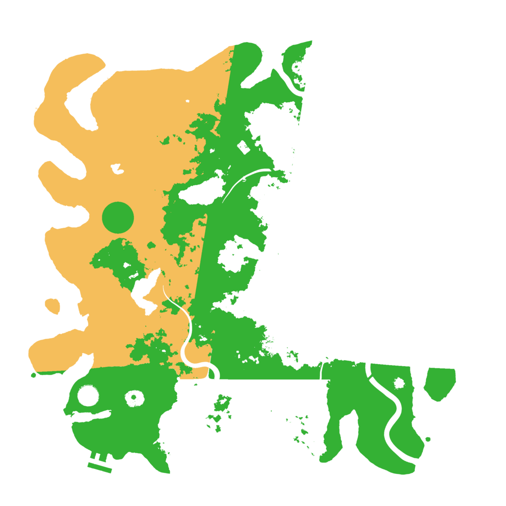 Biome Rust Map: Procedural Map, Size: 4200, Seed: 46852