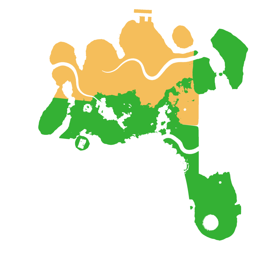 Biome Rust Map: Procedural Map, Size: 3000, Seed: 8921016
