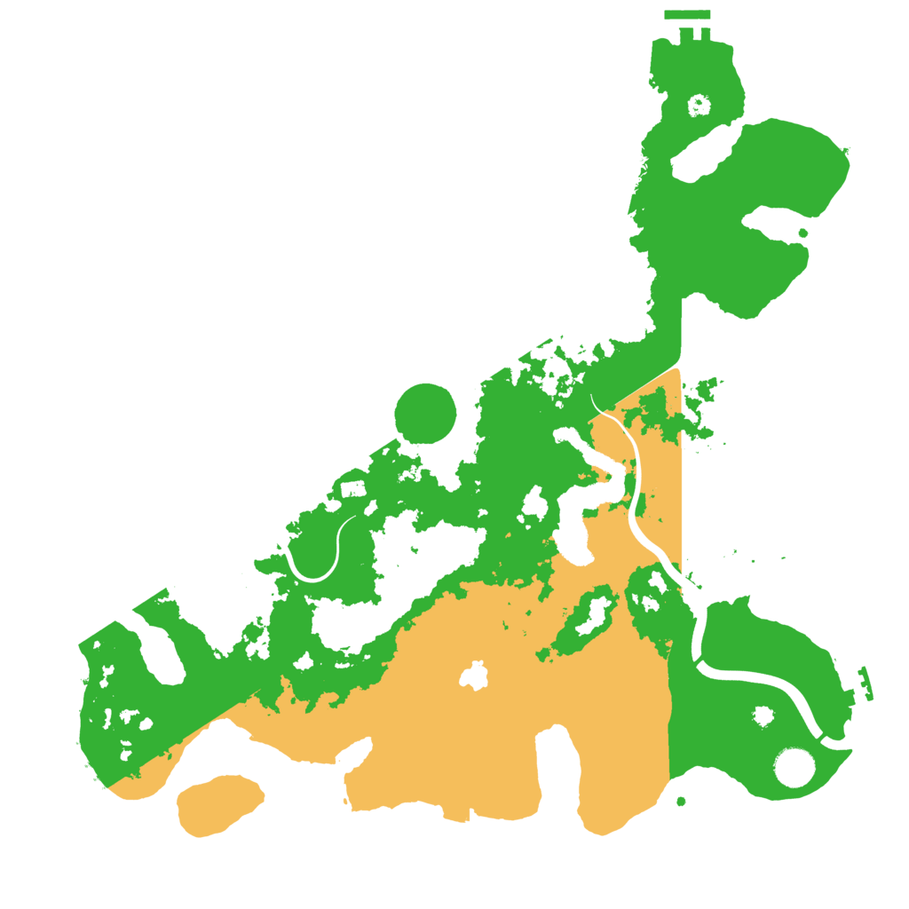 Biome Rust Map: Procedural Map, Size: 4000, Seed: 576745