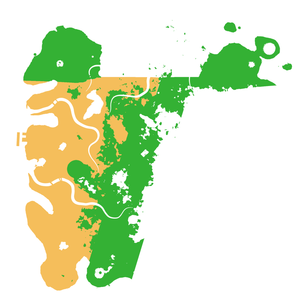 Biome Rust Map: Procedural Map, Size: 4500, Seed: 1455087055