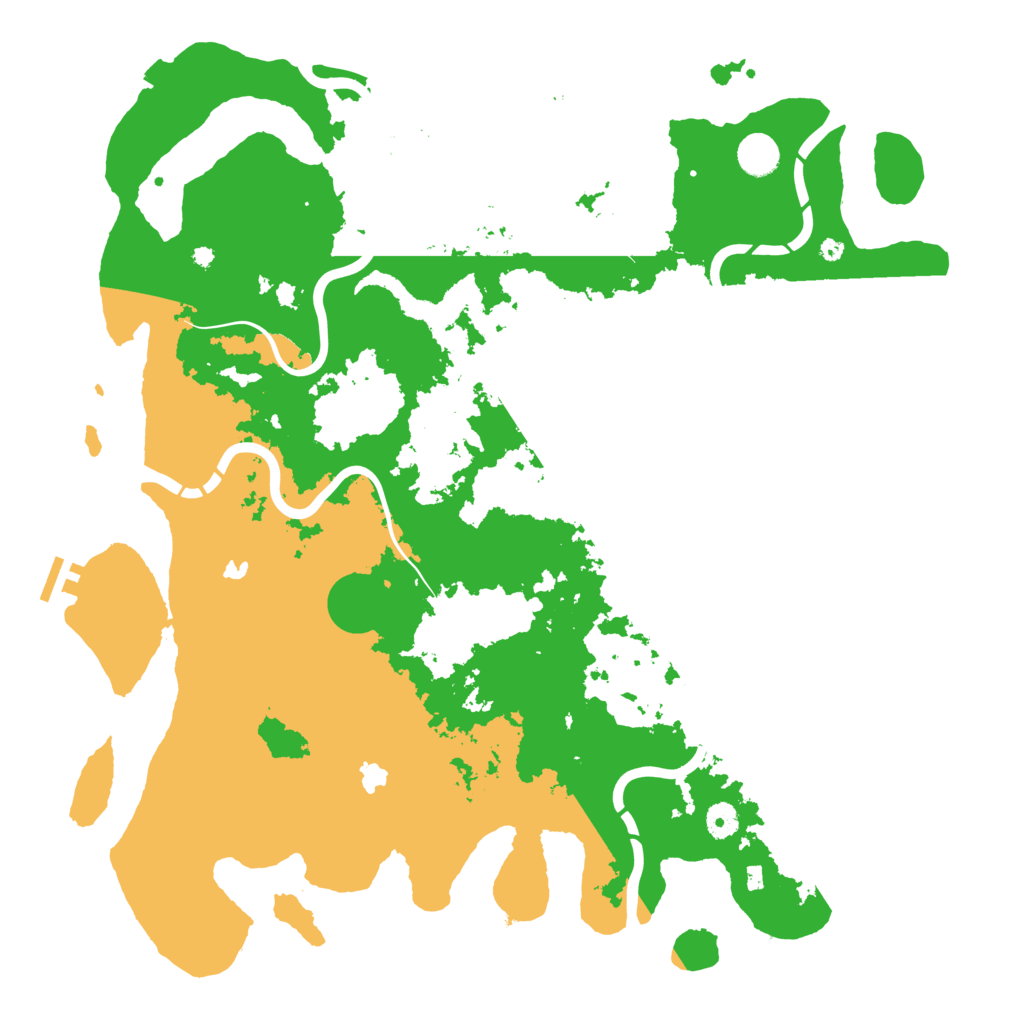 Biome Rust Map: Procedural Map, Size: 4500, Seed: 339272979