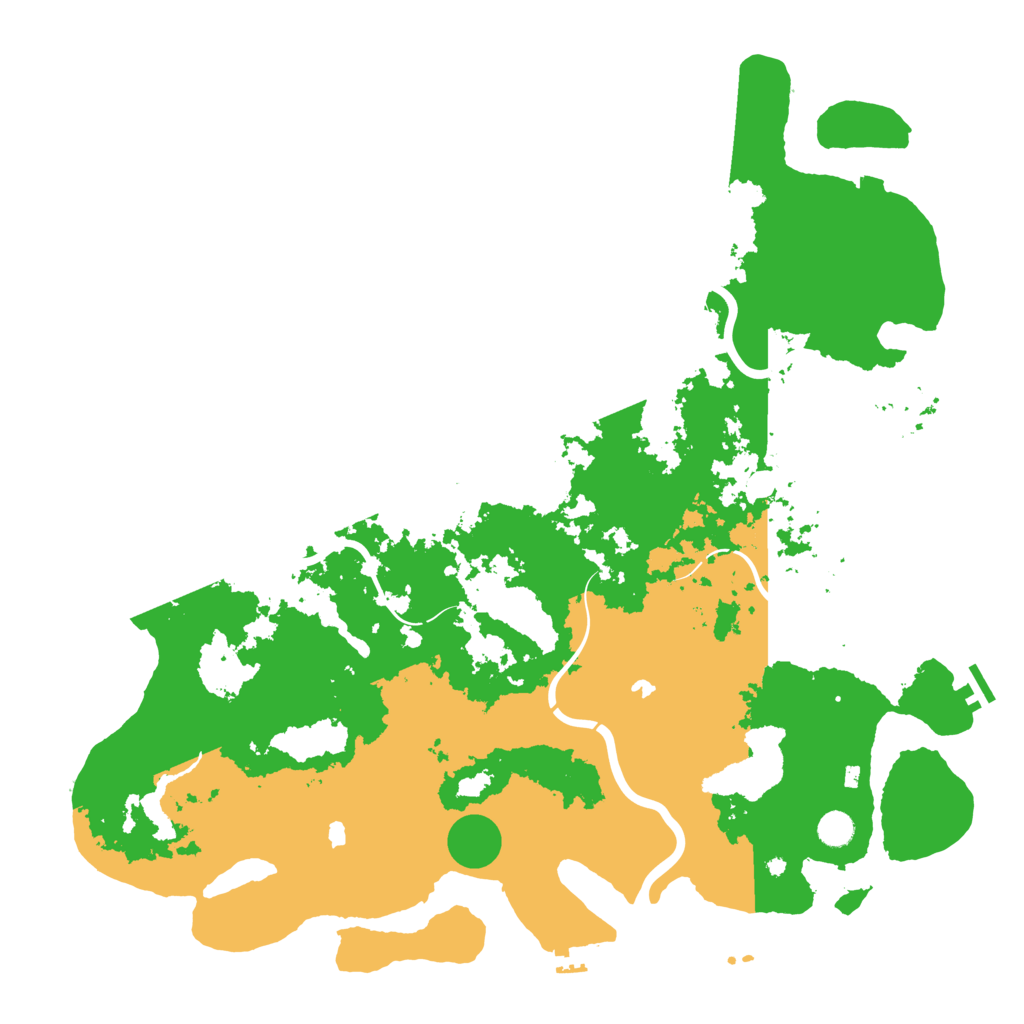Biome Rust Map: Procedural Map, Size: 5000, Seed: 48271
