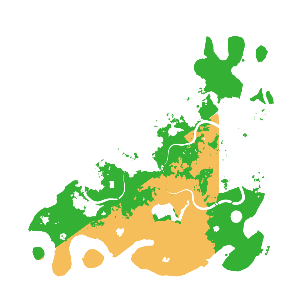 Biome Rust Map: Procedural Map, Size: 4500, Seed: 20260504