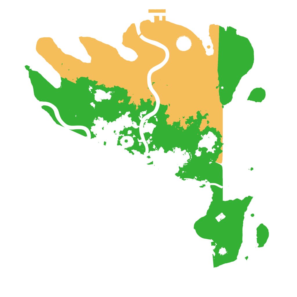 Biome Rust Map: Procedural Map, Size: 3500, Seed: 2090015793