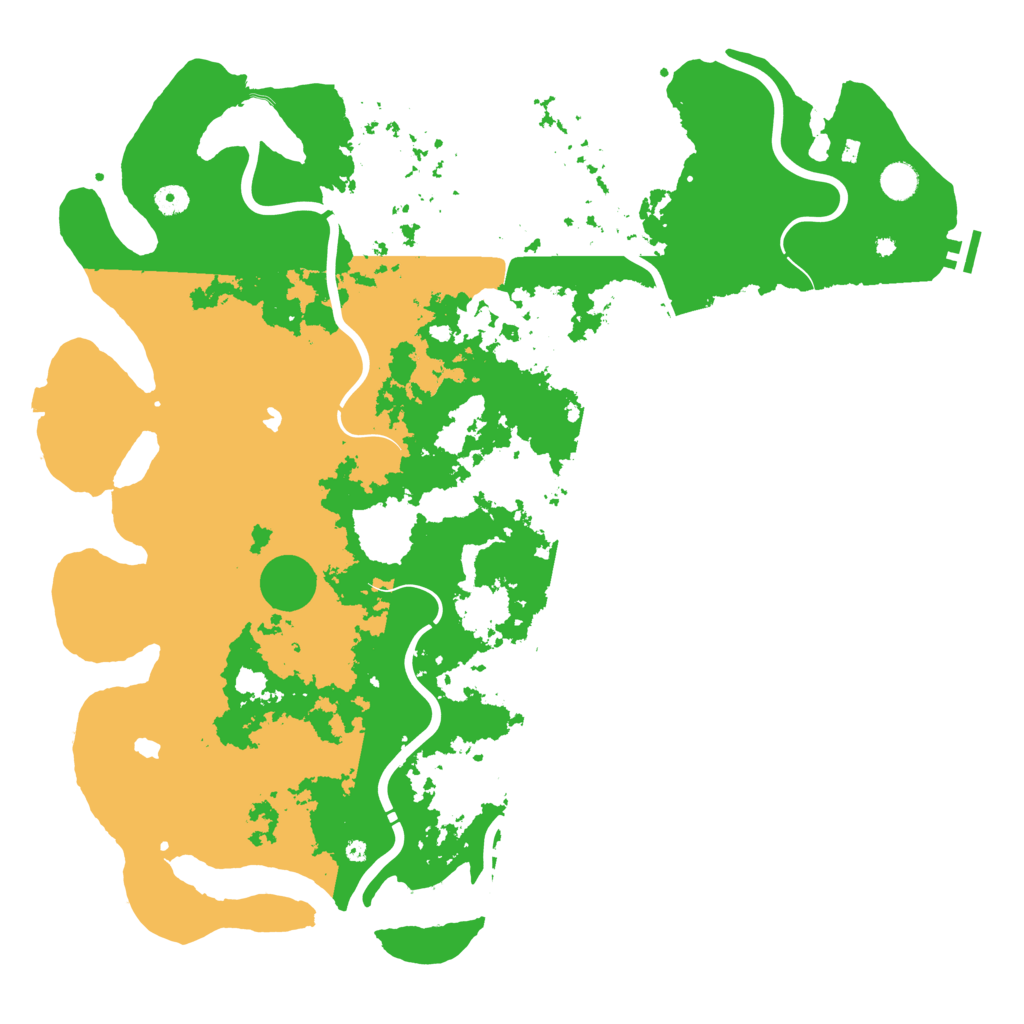 Biome Rust Map: Procedural Map, Size: 4800, Seed: 988628381