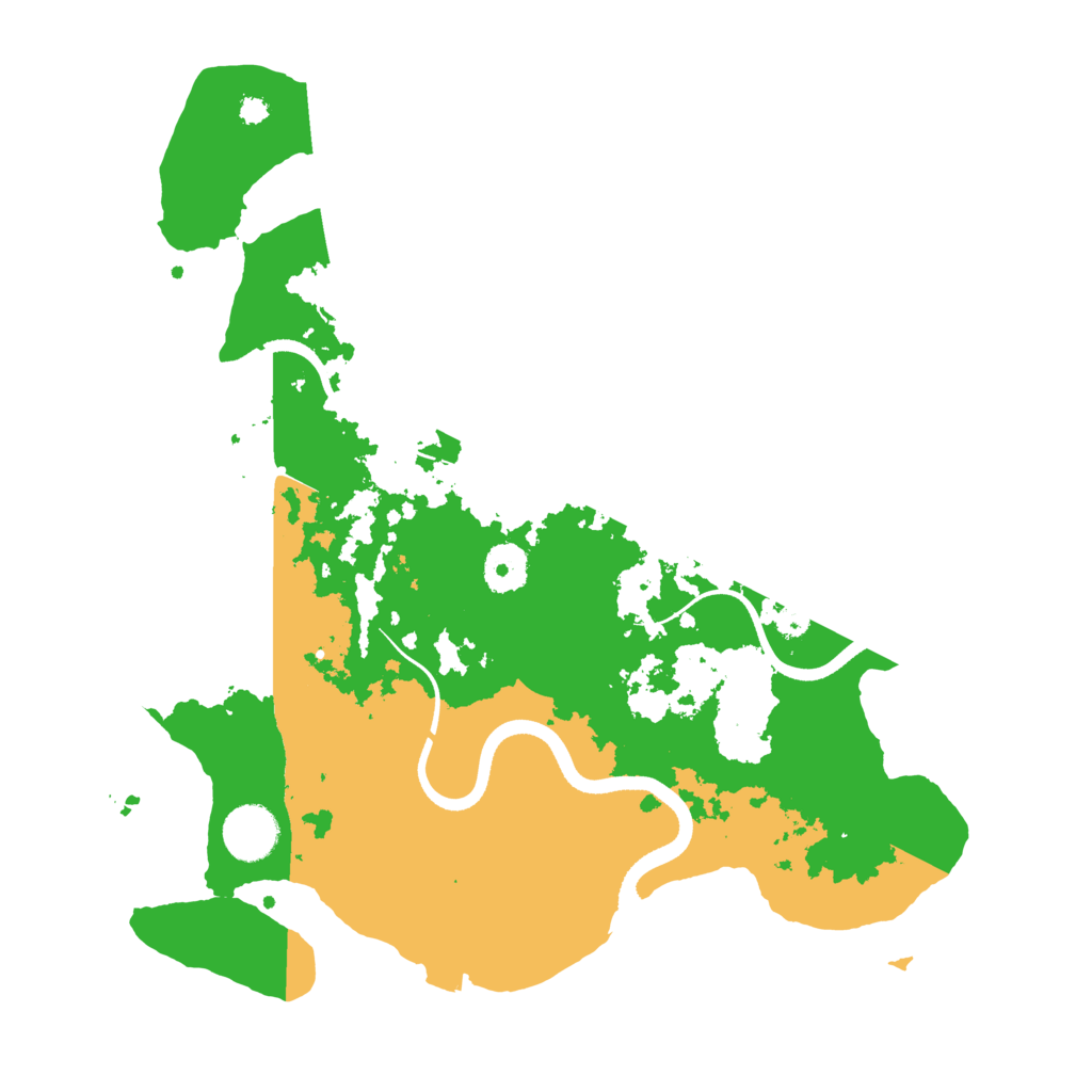Biome Rust Map: Procedural Map, Size: 3500, Seed: 1248160474