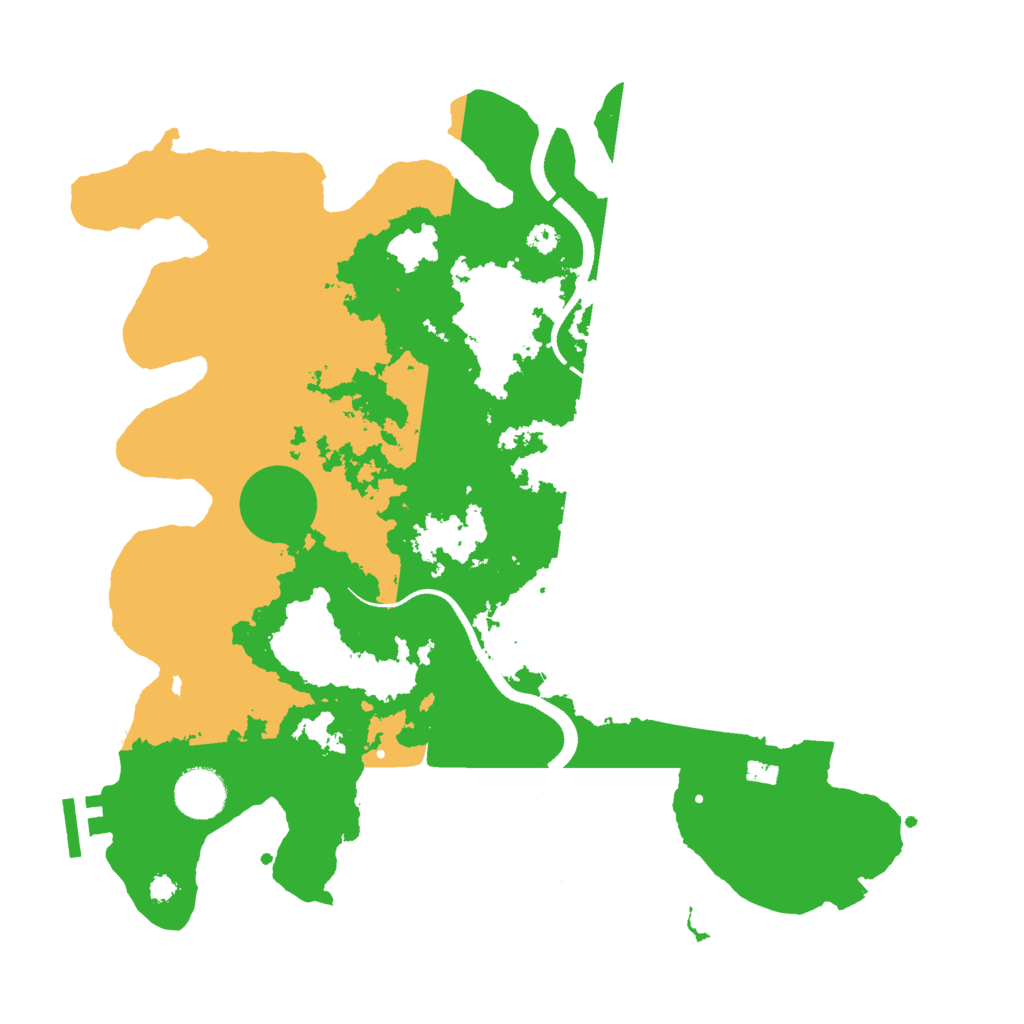 Biome Rust Map: Procedural Map, Size: 3500, Seed: 1728523535