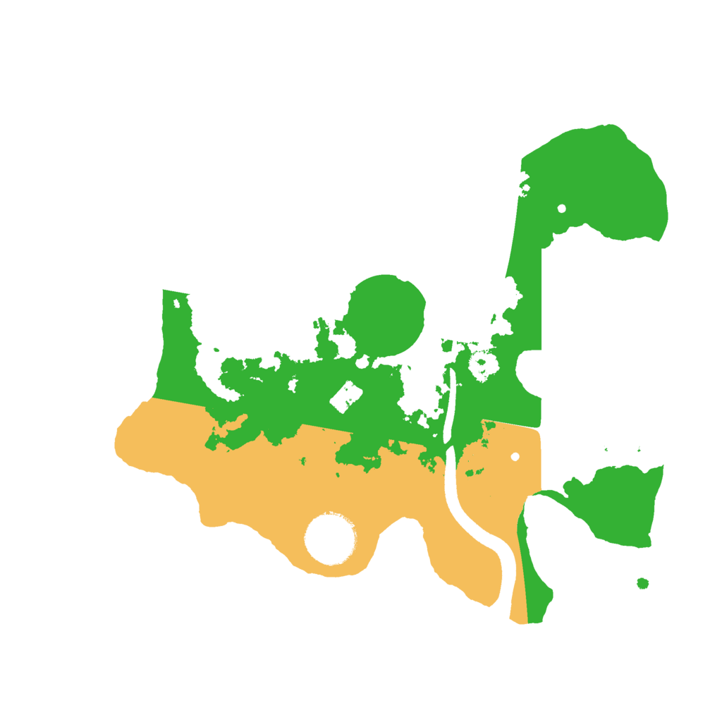 Biome Rust Map: Procedural Map, Size: 2499, Seed: 1263036182