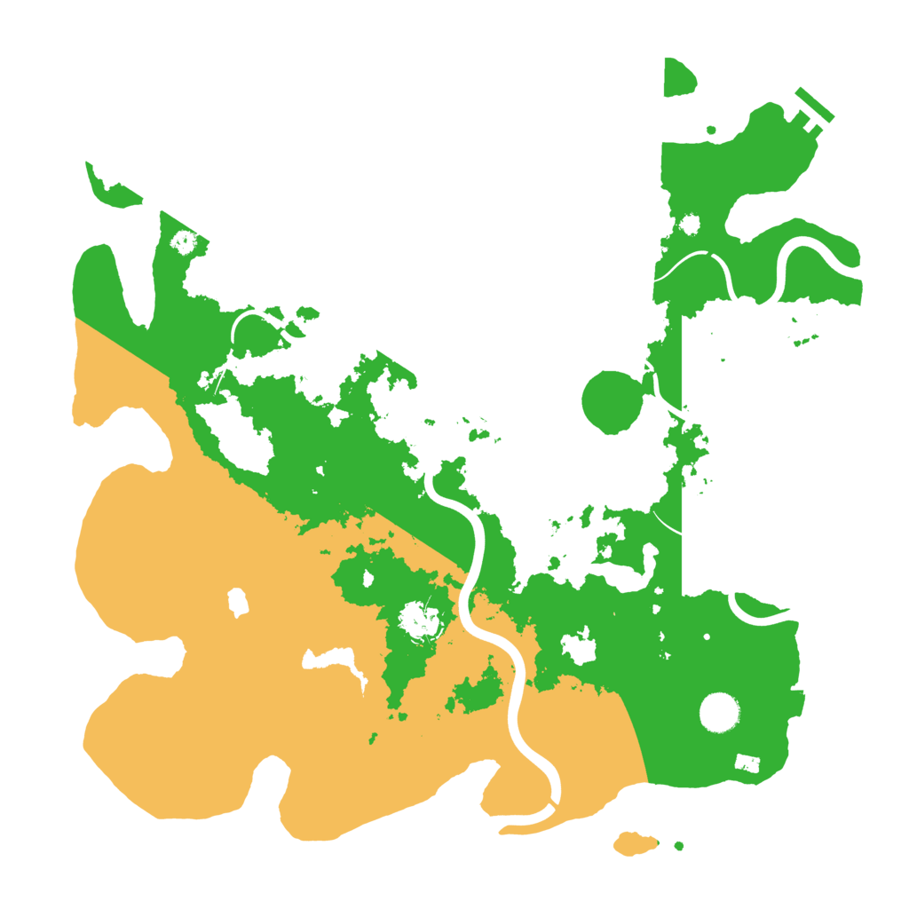 Biome Rust Map: Procedural Map, Size: 4000, Seed: 1269857400
