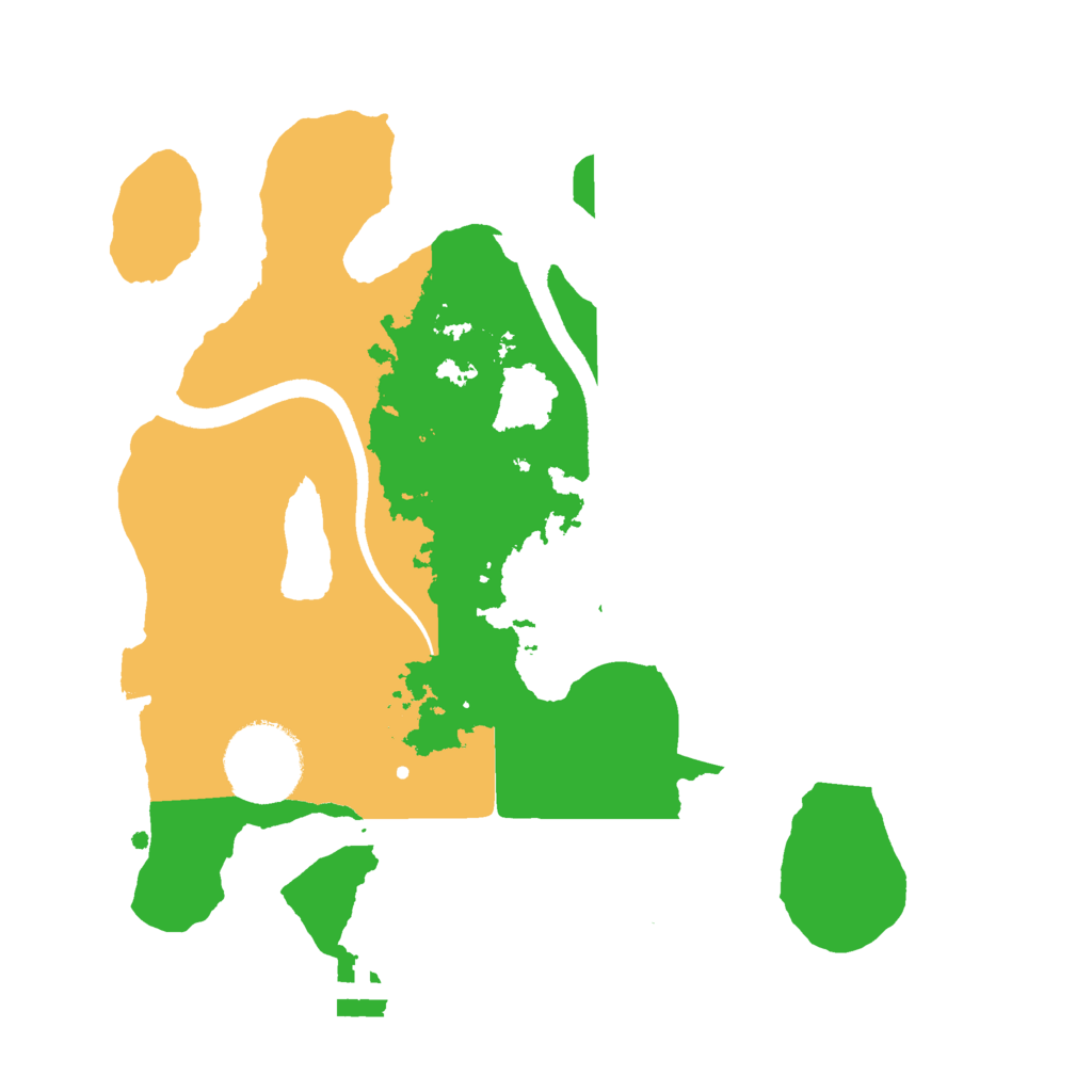 Biome Rust Map: Procedural Map, Size: 2500, Seed: 695683271