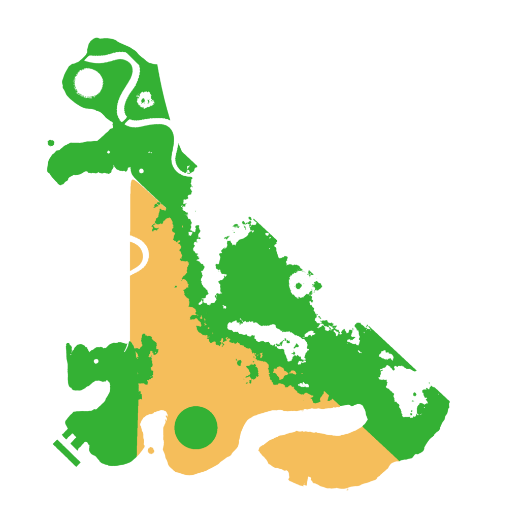 Biome Rust Map: Procedural Map, Size: 3200, Seed: 3250