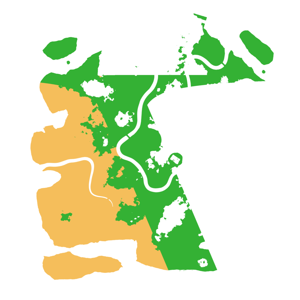 Biome Rust Map: Procedural Map, Size: 3500, Seed: 353482335