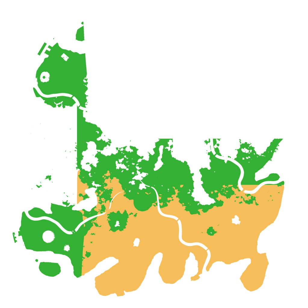 Biome Rust Map: Procedural Map, Size: 4500, Seed: 895348378