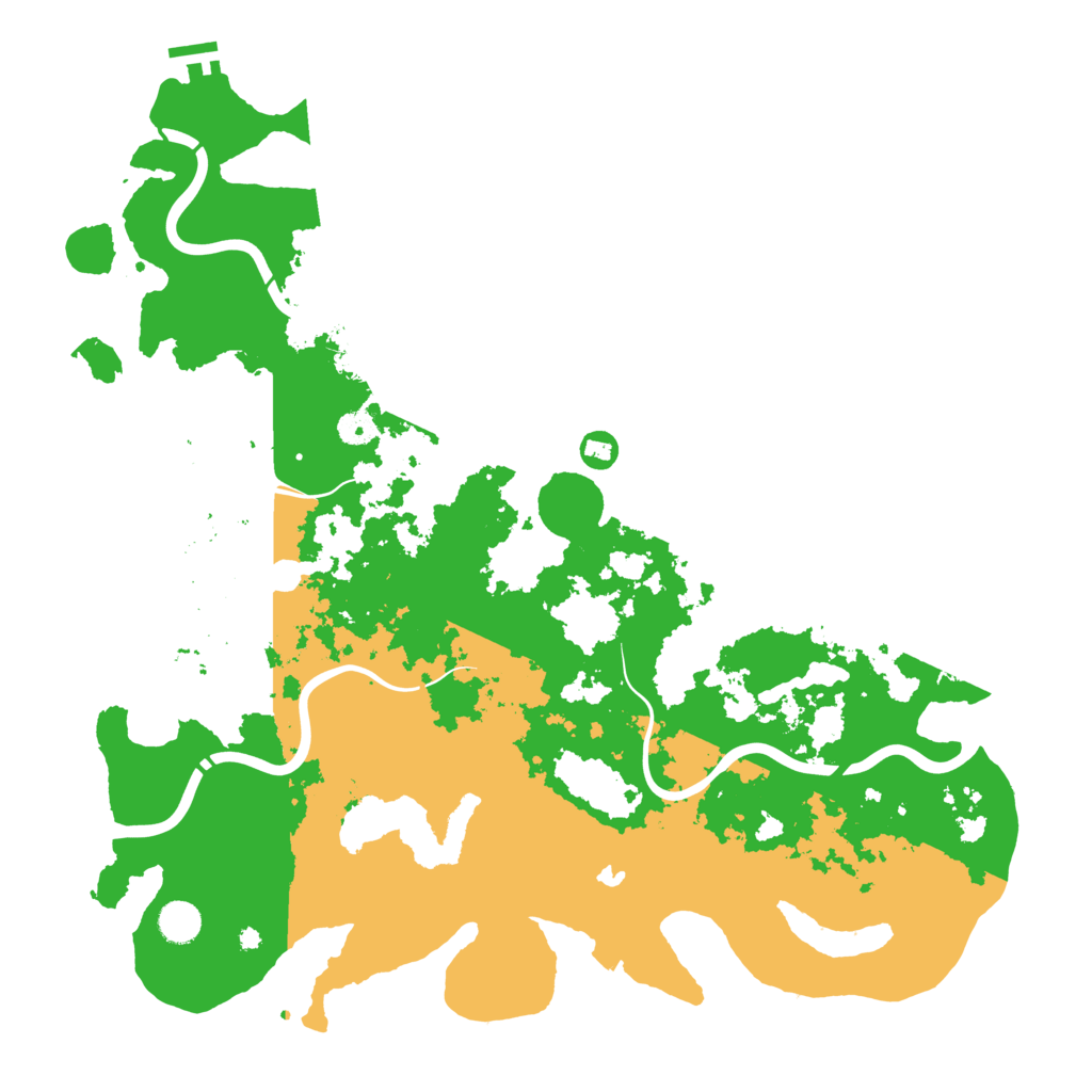 Biome Rust Map: Procedural Map, Size: 4500, Seed: 587973