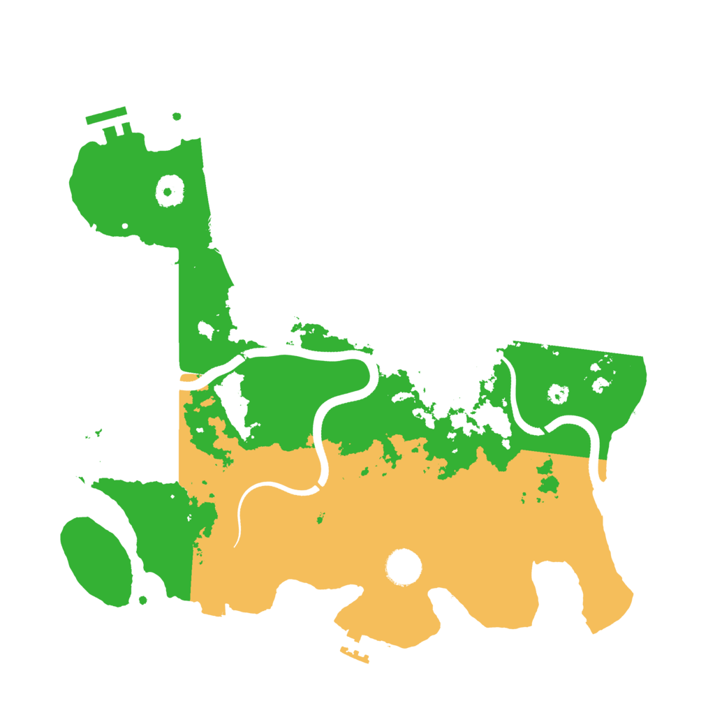 Biome Rust Map: Procedural Map, Size: 3500, Seed: 1089228069