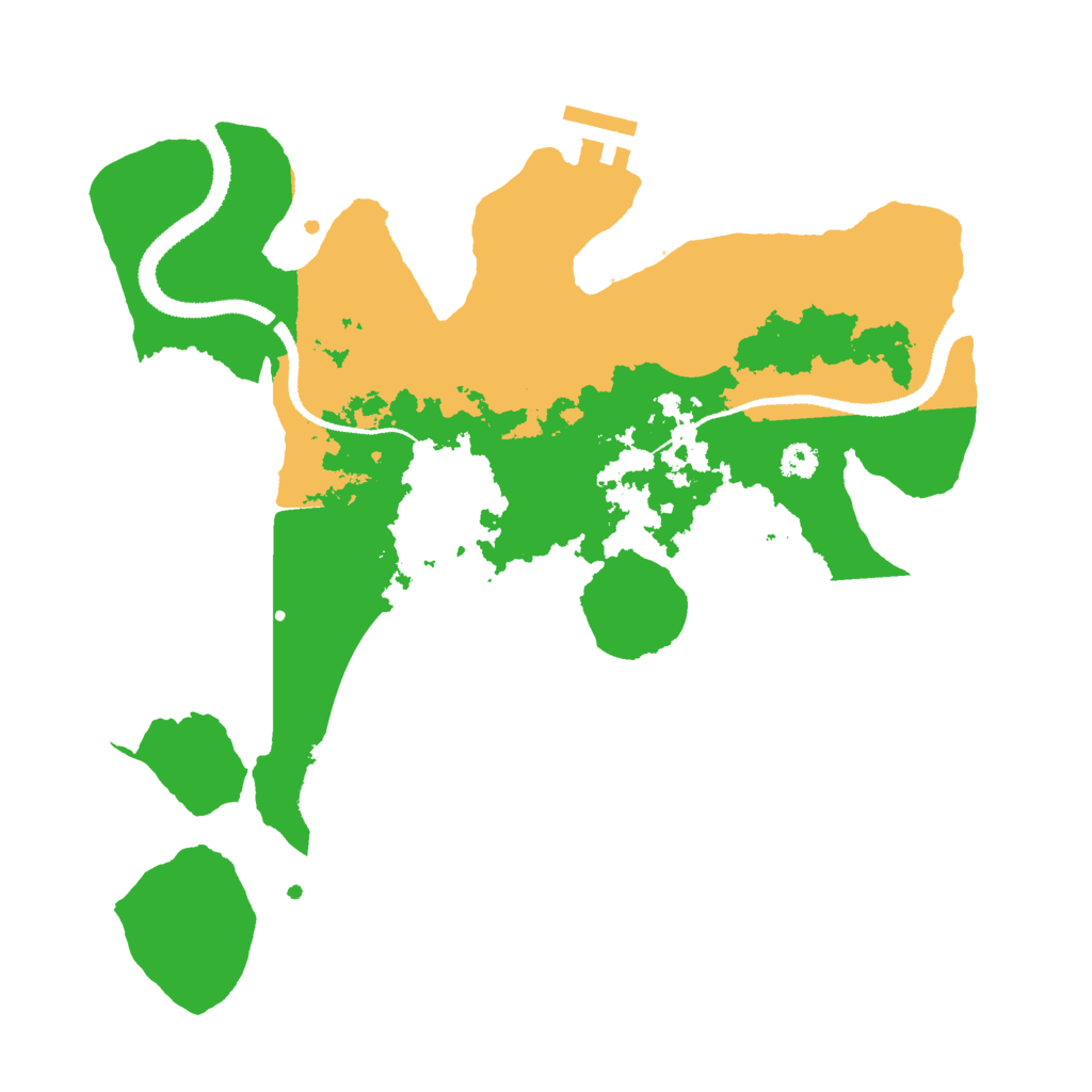 Biome Rust Map: Procedural Map, Size: 3000, Seed: 339195394