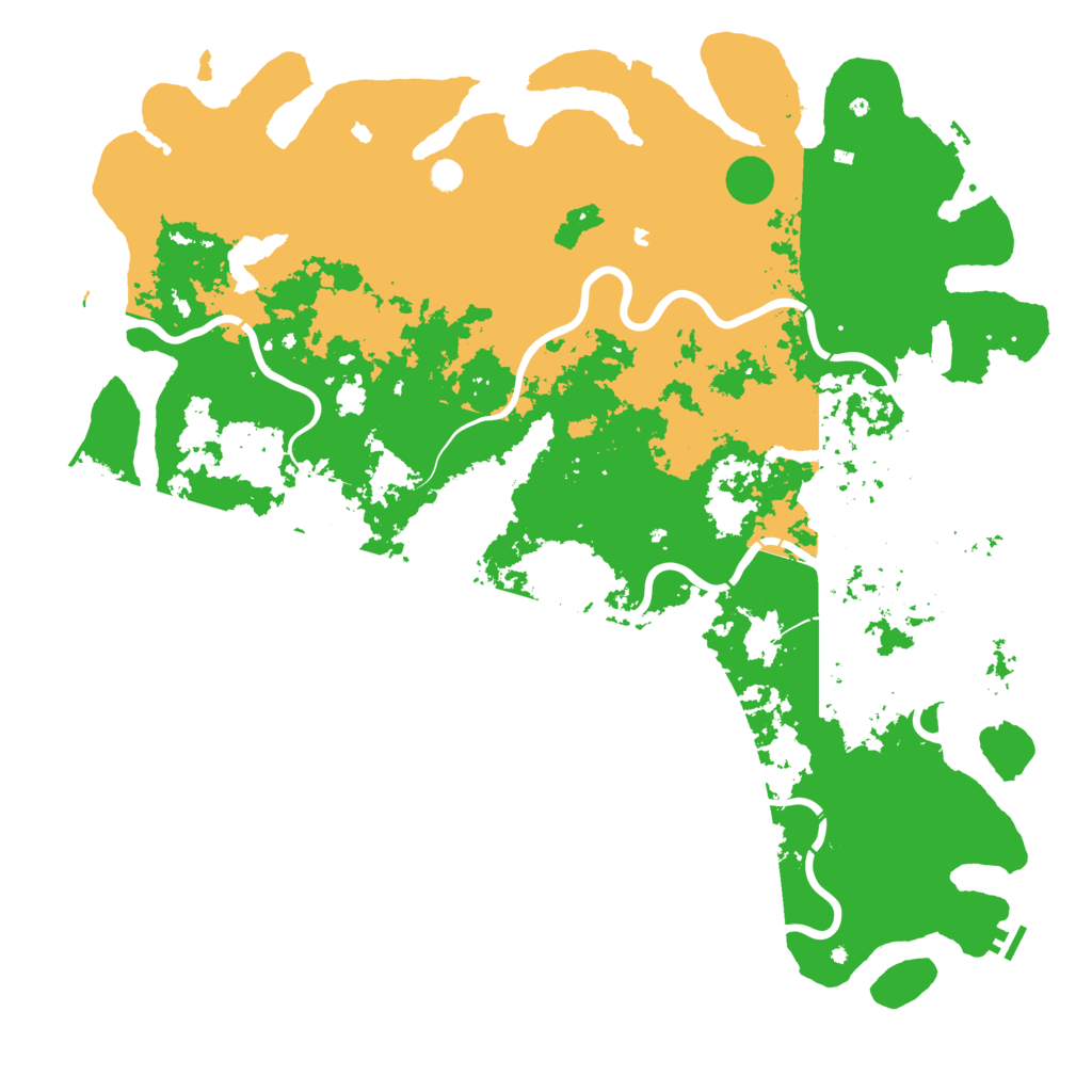 Biome Rust Map: Procedural Map, Size: 6000, Seed: 1263746822
