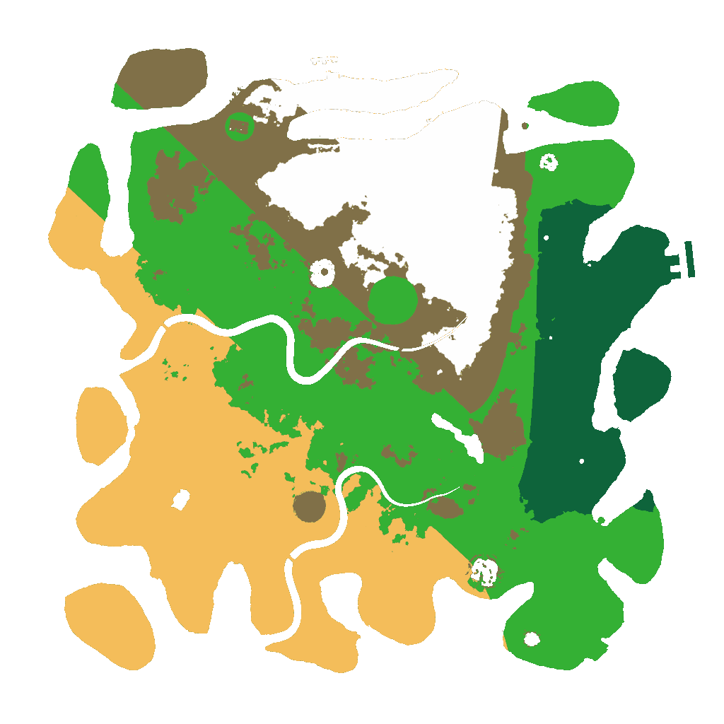 Biome Rust Map: Procedural Map, Size: 4000, Seed: 1332853662