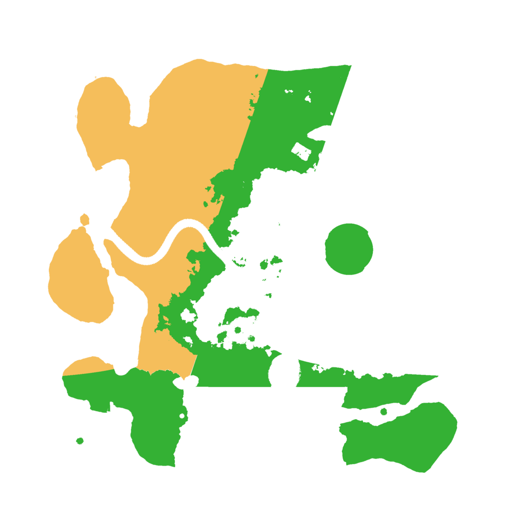 Biome Rust Map: Procedural Map, Size: 3000, Seed: 1268124329