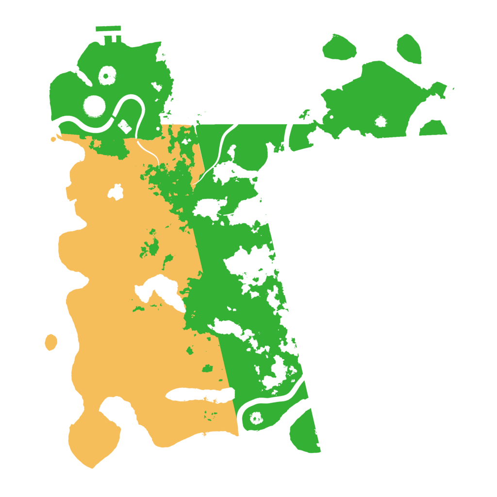 Biome Rust Map: Procedural Map, Size: 4000, Seed: 301030116