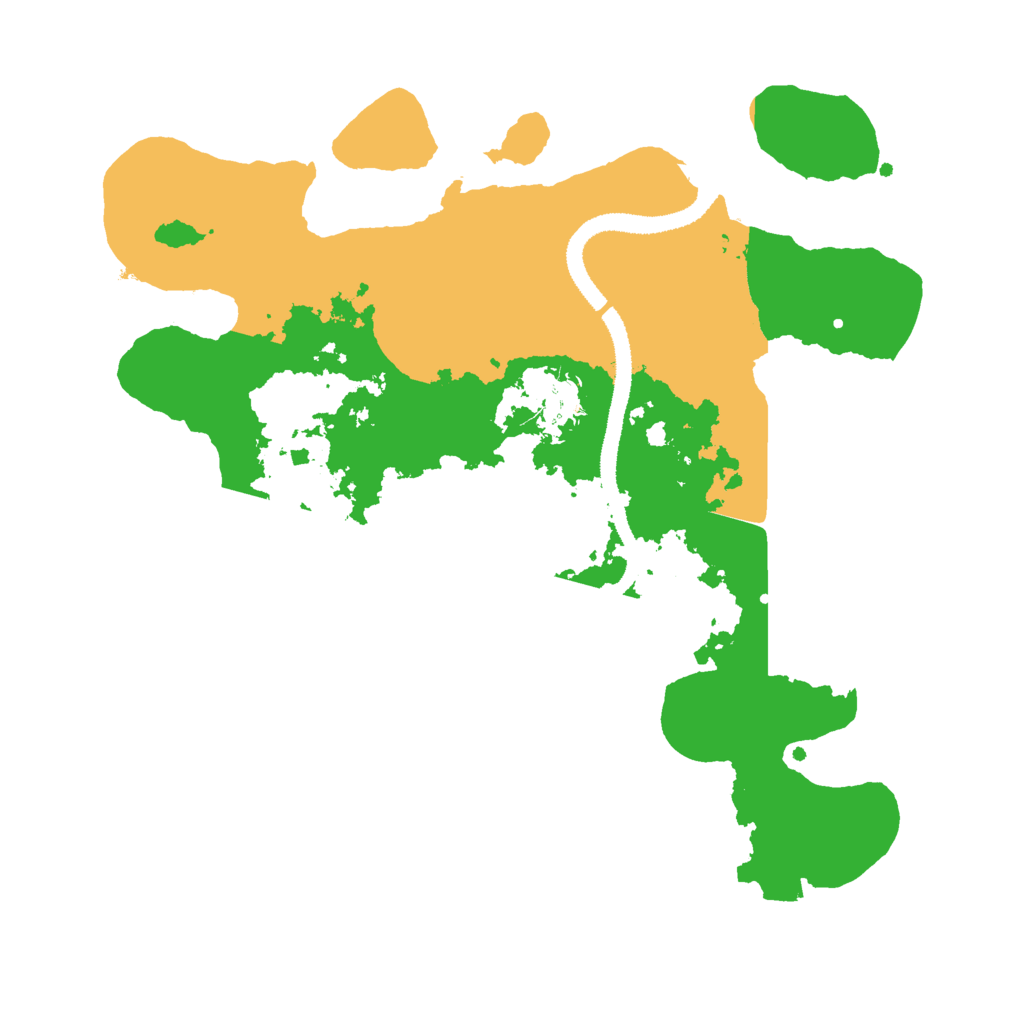 Biome Rust Map: Procedural Map, Size: 3000, Seed: 802738684