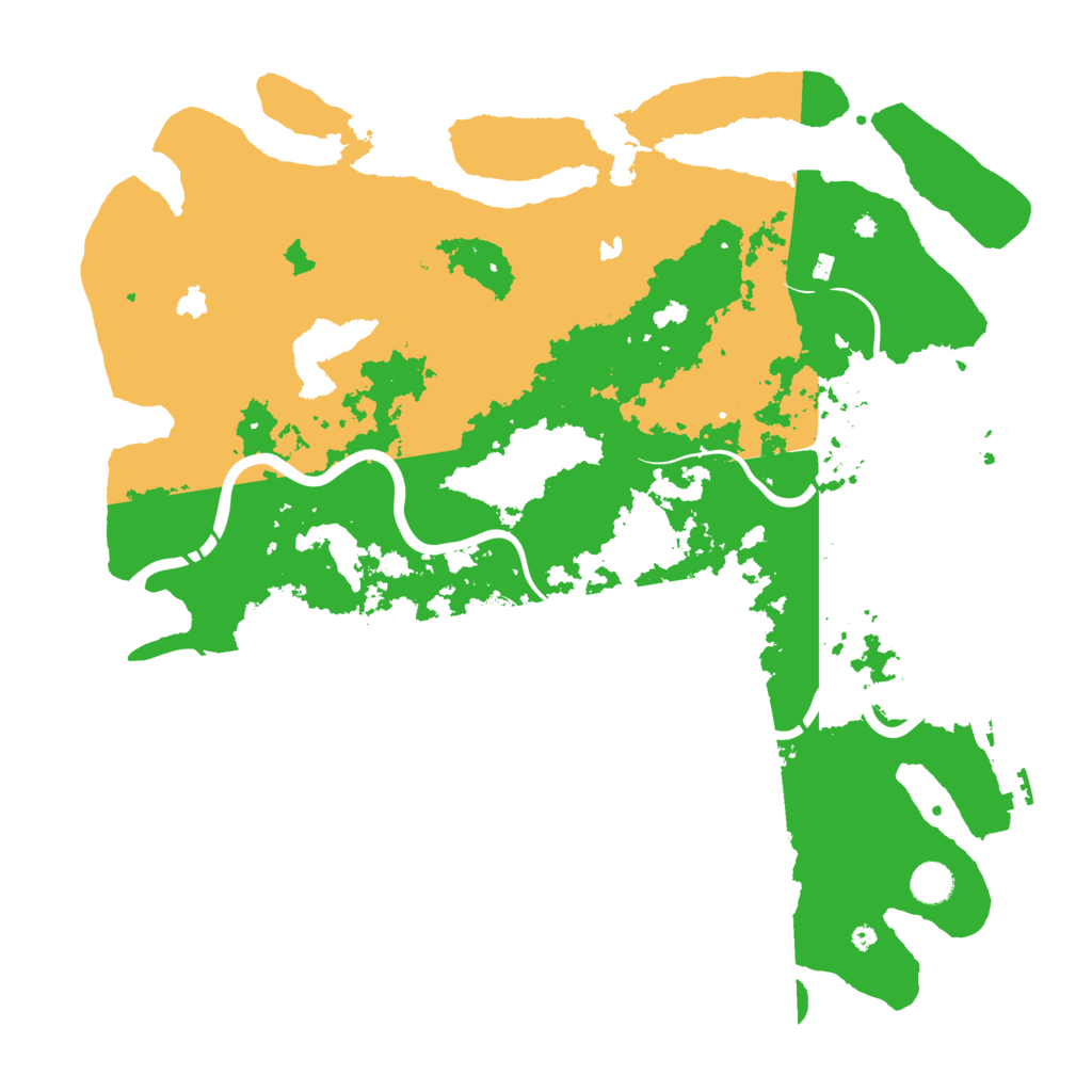 Biome Rust Map: Procedural Map, Size: 4500, Seed: 23461