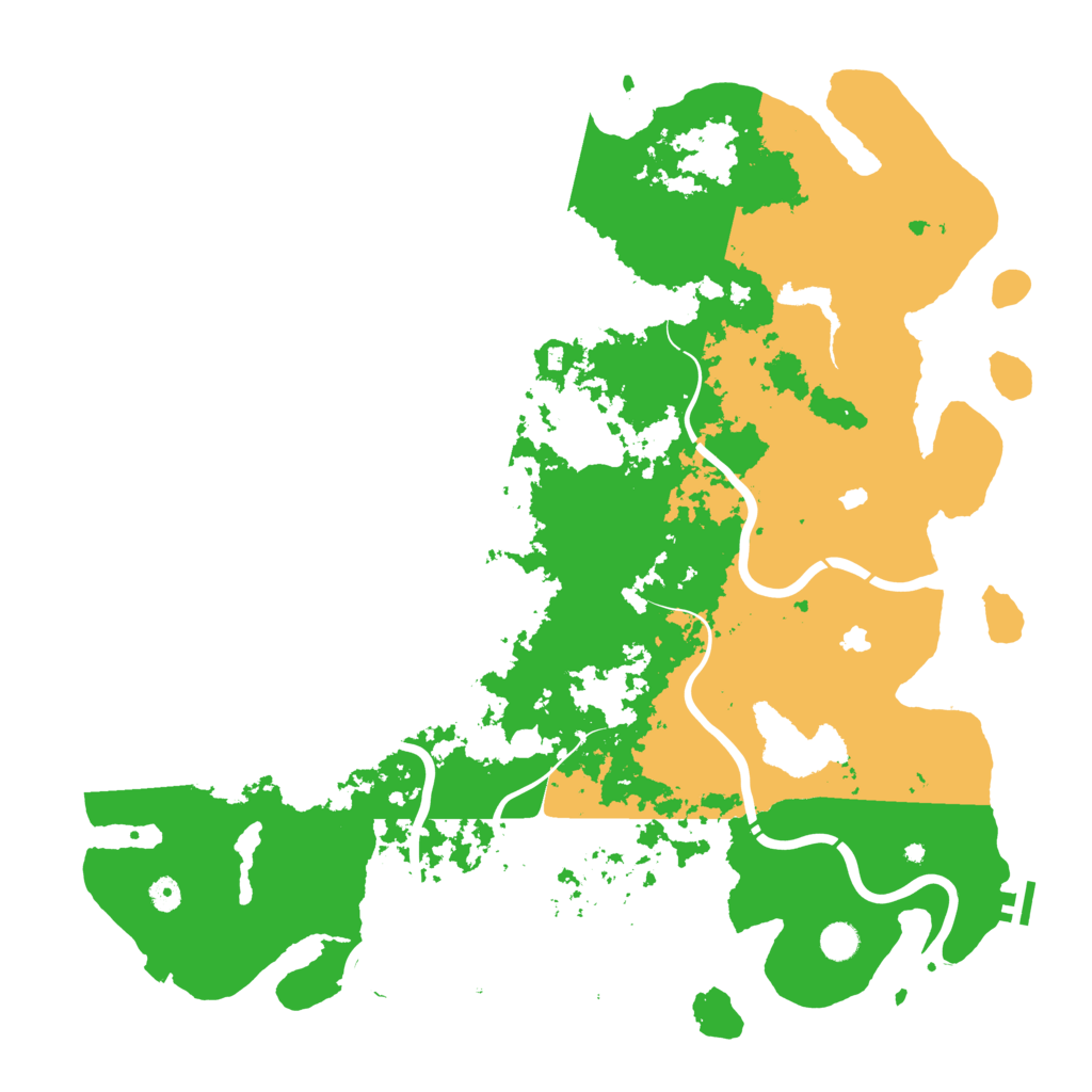 Biome Rust Map: Procedural Map, Size: 5000, Seed: 1977537671