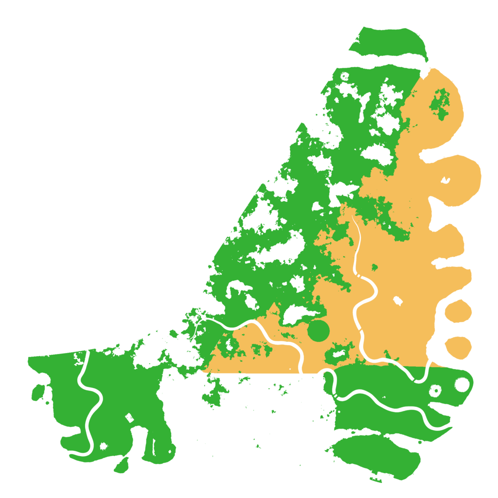 Biome Rust Map: Procedural Map, Size: 6000, Seed: 5739056