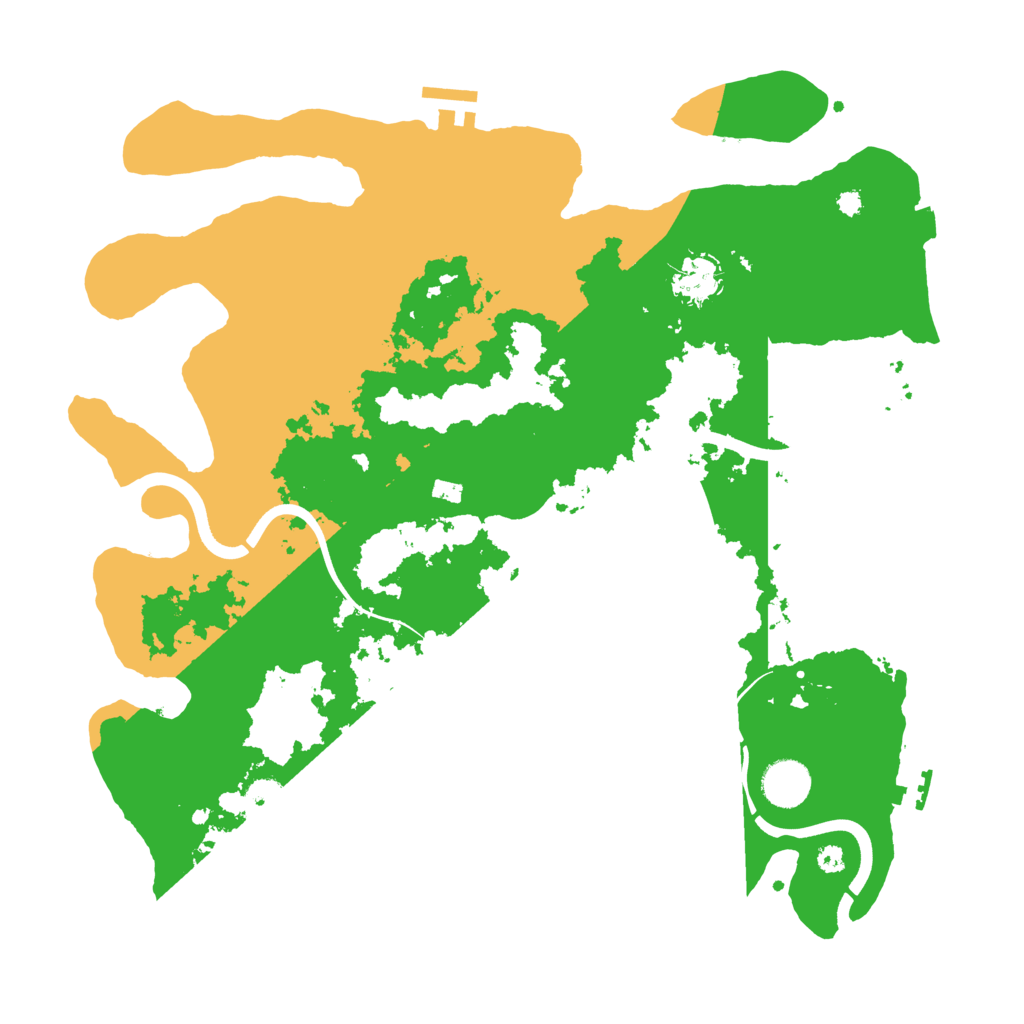 Biome Rust Map: Procedural Map, Size: 3750, Seed: 97321