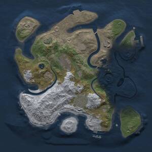 Thumbnail Rust Map: Procedural Map, Size: 2800, Seed: 187623637, 9 Monuments
