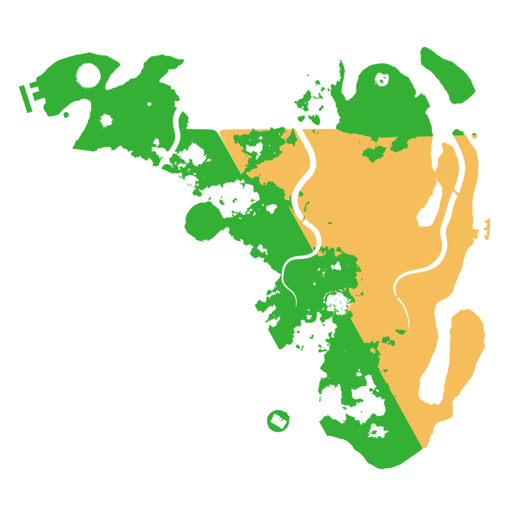 Biome Rust Map: Procedural Map, Size: 3750, Seed: 3846