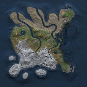Thumbnail Rust Map: Procedural Map, Size: 2800, Seed: 1173993302, 8 Monuments