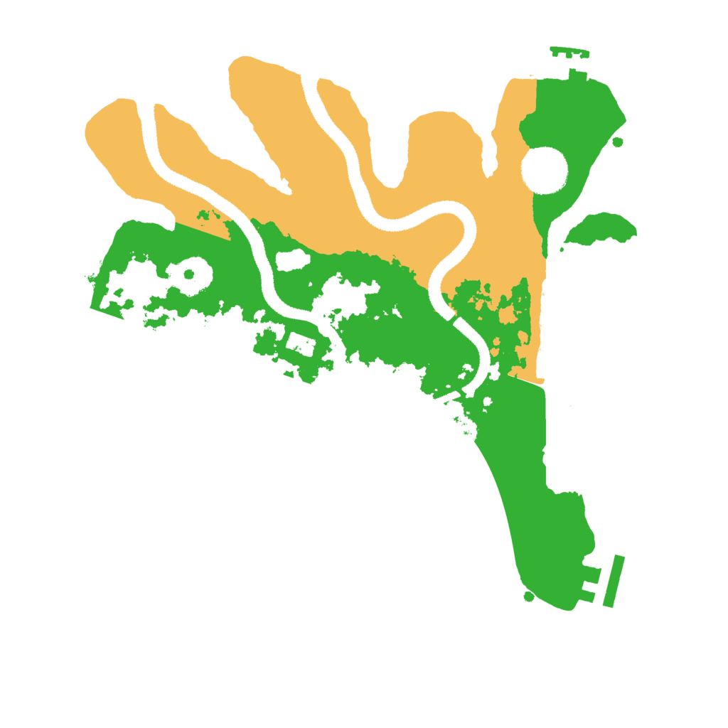 Biome Rust Map: Procedural Map, Size: 2800, Seed: 1173993302