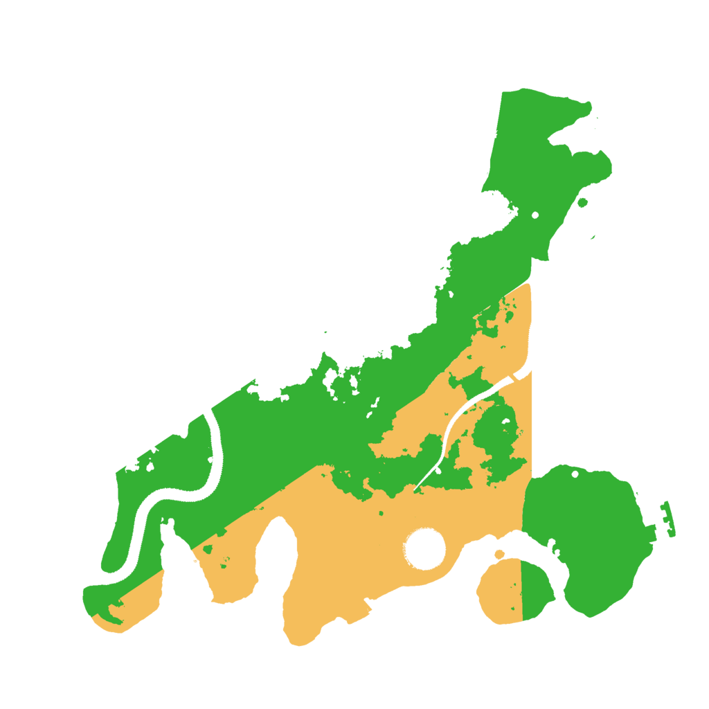 Biome Rust Map: Procedural Map, Size: 3000, Seed: 1746971004