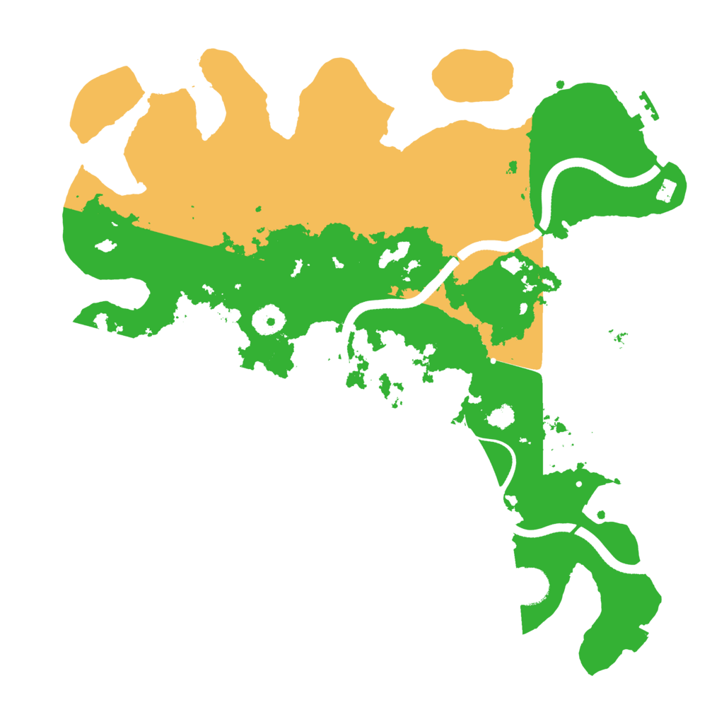 Biome Rust Map: Procedural Map, Size: 3500, Seed: 802738684