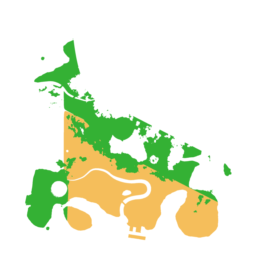 Biome Rust Map: Procedural Map, Size: 3000, Seed: 459161218