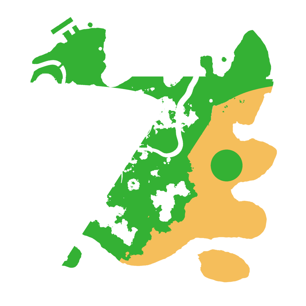 Biome Rust Map: Procedural Map, Size: 2550, Seed: 100816564