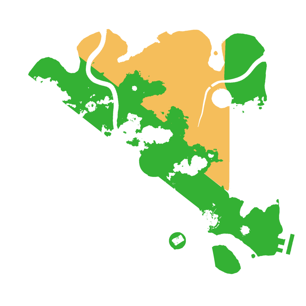Biome Rust Map: Procedural Map, Size: 3000, Seed: 78633
