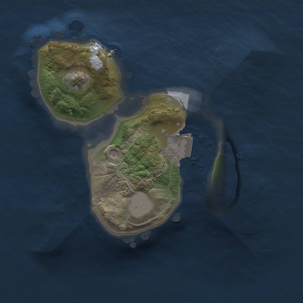 Rust Map: Procedural Map, Size: 1500, Seed: 22062603, 1 Monuments